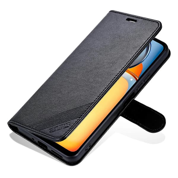 För Xiaomi Redmi 13C/ Poco C65 4G Anti-fall Läderfodral Plånboksfodral