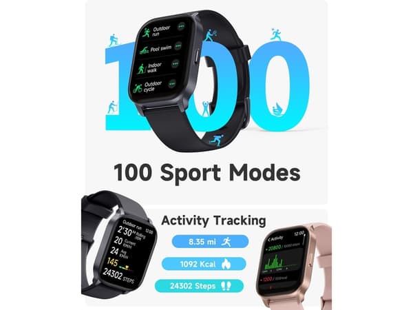 Idw17 Smartklokke med kvinnelig ringefunksjon Ip68 Vanntett Kompatibel med Android Iphone Grønn