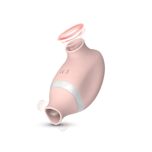 Kvinnlig Sugvibrator, Klitorisstimulator (Rosa)