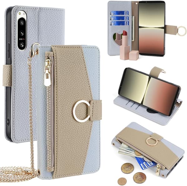 Telefoncover - iPhone 15 Plus/14 Plus - Stødsikkert - Magnetisk holder - Lilla Blue