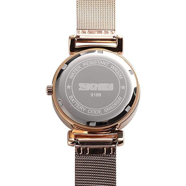 Damklockor Lyx Diamantklockor för Kvinnor Casual Kvarts Armbandsur Rostfritt Stål Enkel Stil Vattentät Eleganta Damklockor