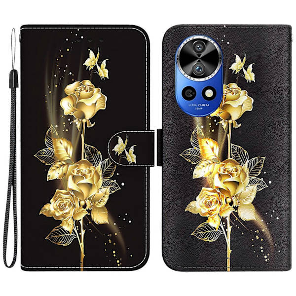Läderfodral med mönster och plånboksfunktion för Huawei nova 12 Pro 5G/ 12 Ultra 5G