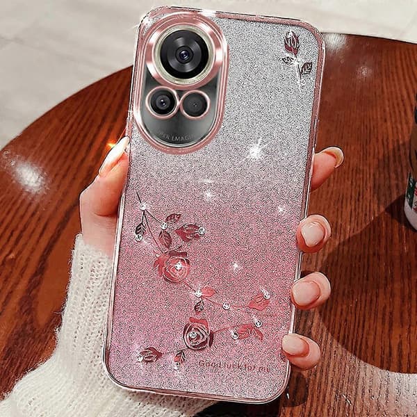 Blomst TPU Fleksibel Gradient Telefon Deksel for Huawei nova 13