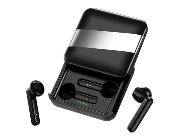 Svarta Bluetooth Hifi Stereo Hörlurar