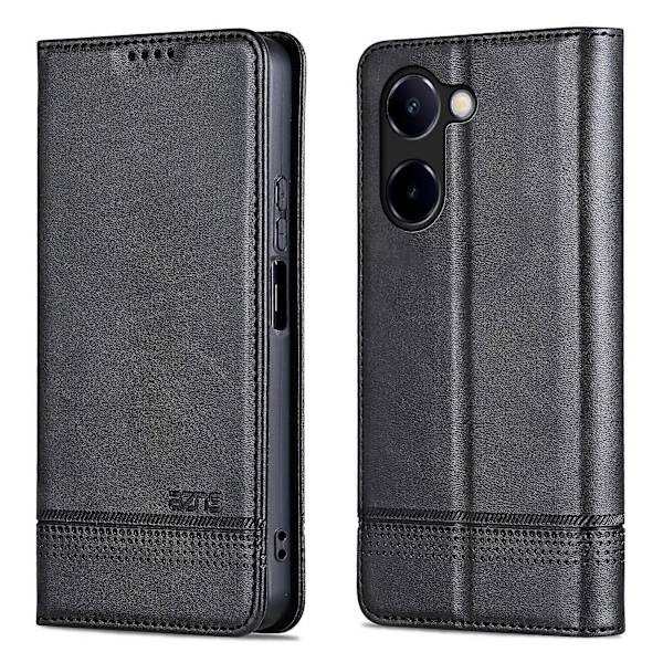 För vivo Y100i 5G PU Läder Telefonfodral Plånboksfodral Magnetisk Auto-absorption