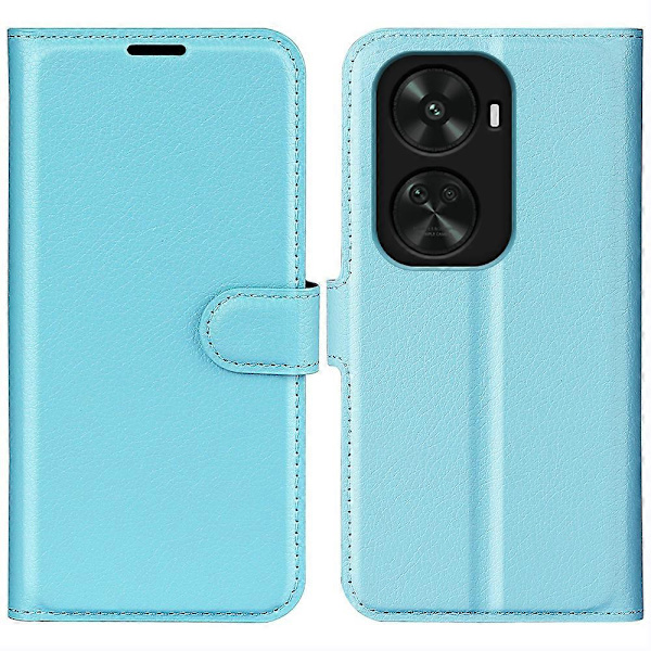 För Huawei nova 11 SE Läderfodral Litchi Textur Ställ Telefon Plånboksfodral