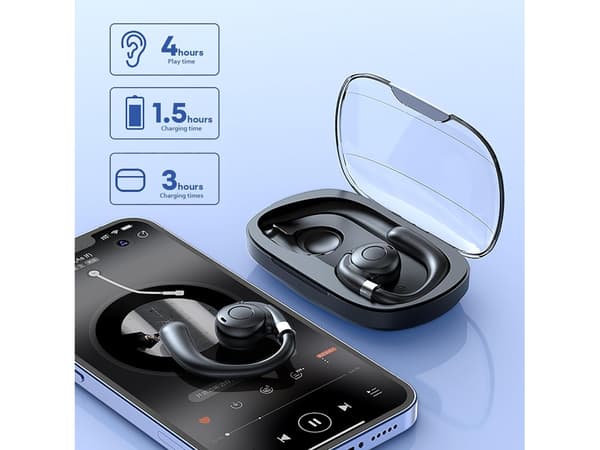 Öppna Hörlurar Vattentäta Bluetooth Beige