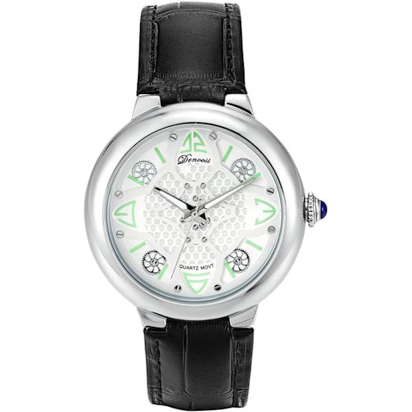 Lyxiga Unisex Klockor Ihålig Urtavla Klocka för Män och Kvinnor Analog Display Kvarts Vattentät Elegant Casual Armbandsur