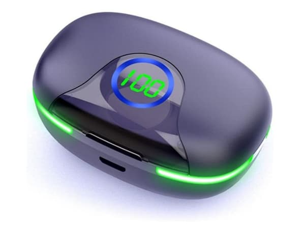 Brusreducerande In-Ear Hörlurar Inbyggd Touchkontroll Bluetooth Svart