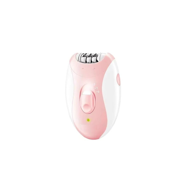 Elektrisk epilator med blad i rostfritt stål, dubbla hastighetsinställningar, uppladdningsbar och vattentät, lång batteritid, rosa YEMAESRE
