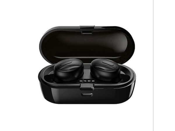 Vattentäta Bluetooth Stereo Hörlurar i Tyg, Svart
