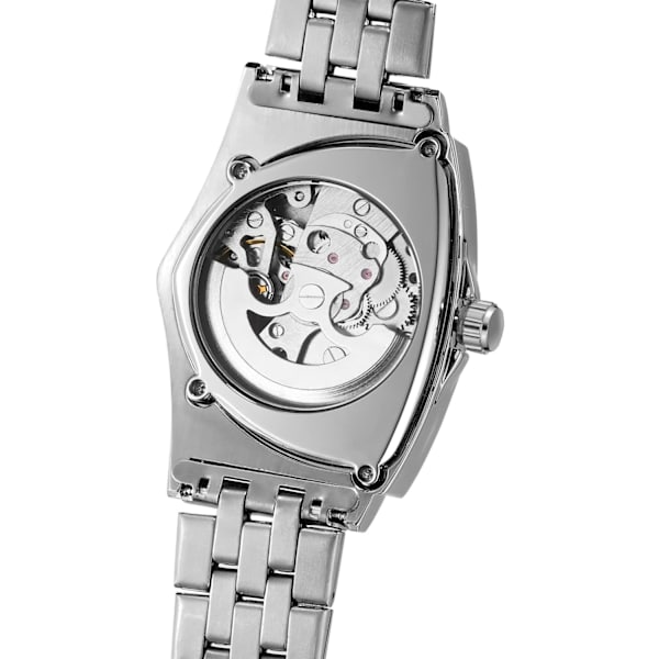 Herrklocka 30M Vattentät Skelett Hollow Automatisk Retro Triangel Armbandsur