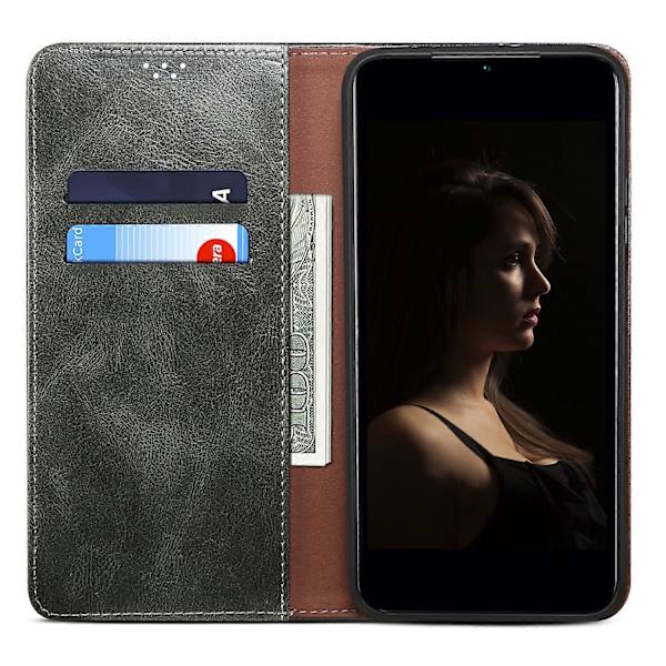 För Xiaomi 14 Fodral PU Läder Plånboksfodral Anti-Repor Stötfångare Fodral