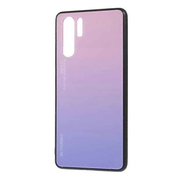 Til Huawei P30 Pro Gradient Glas + PC + TPU Hybrid Cover
