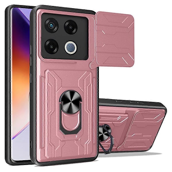 Skal för Infinix GT 20 Pro 5G PC+TPU Ställ Telefon Baksida med Kameraskydd