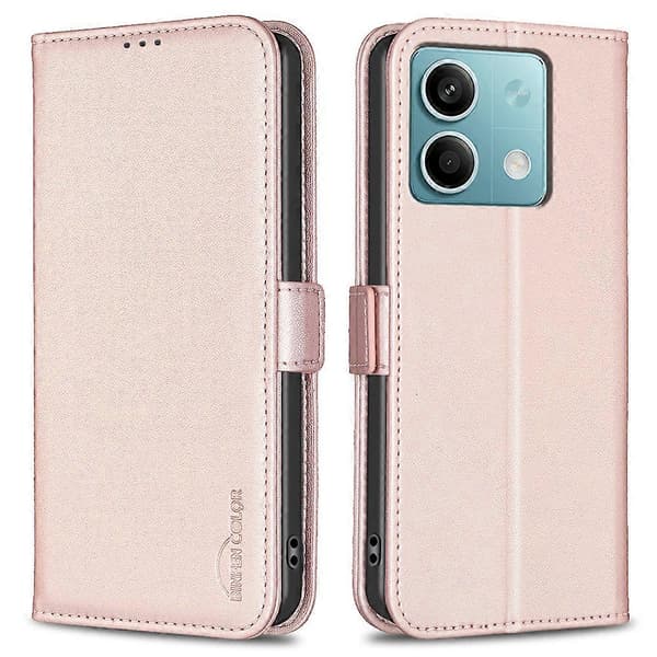 för Xiaomi Redmi Note 13 5G Läderfodral Plånbok Telefonställ