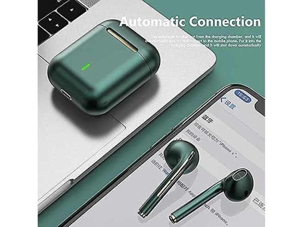 In-Ear Hörlurar Snabbladdning Bluetooth Svart