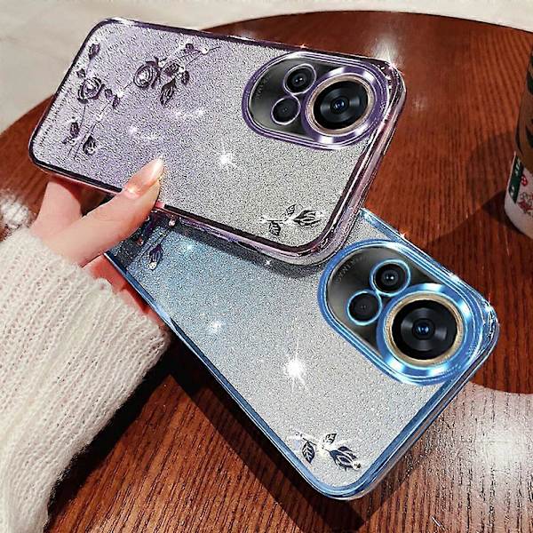 Skal för Huawei nova 13, blommigt TPU, flexibelt gradient mobilskal