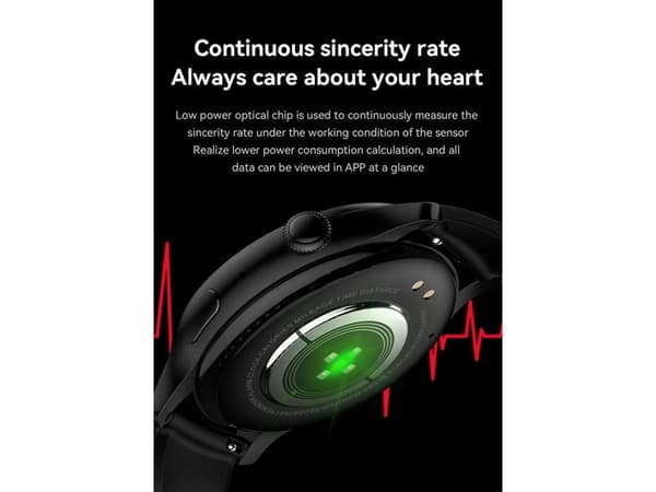 HK85 Smartwatch 100+ Urskiver Sort