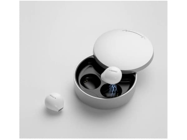 Trådlösa hörlurar USB-C Snabbladdning Gaming Bluetooth Vit
