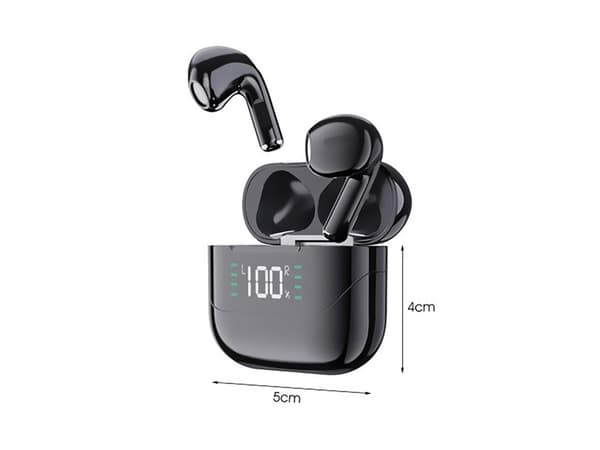 Brusreducerande Bluetooth Stereo Hörlurar med Digital Display, Rosa