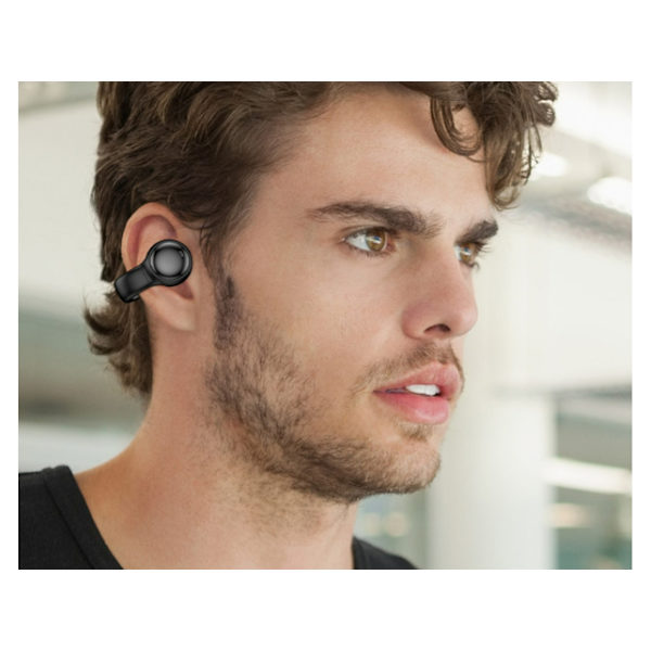 Benledningshörlurar Bluetooth Svarta