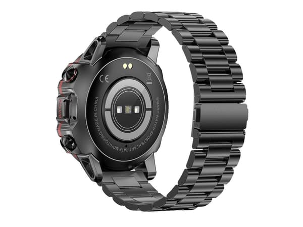 Smartwatch Ak56-Sort Bluetooth Stemmeopkald Herre Vandtæt Sort