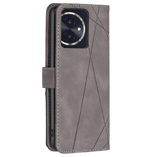 Tryckt Läder Telefonfodral för Honor 100, Skyddande Plånboksfodral
