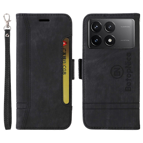 för Xiaomi Redmi K70 5G/ Redmi K70 Pro 5G Fodral Anti-fall Flip Ställ Skyddande Skal