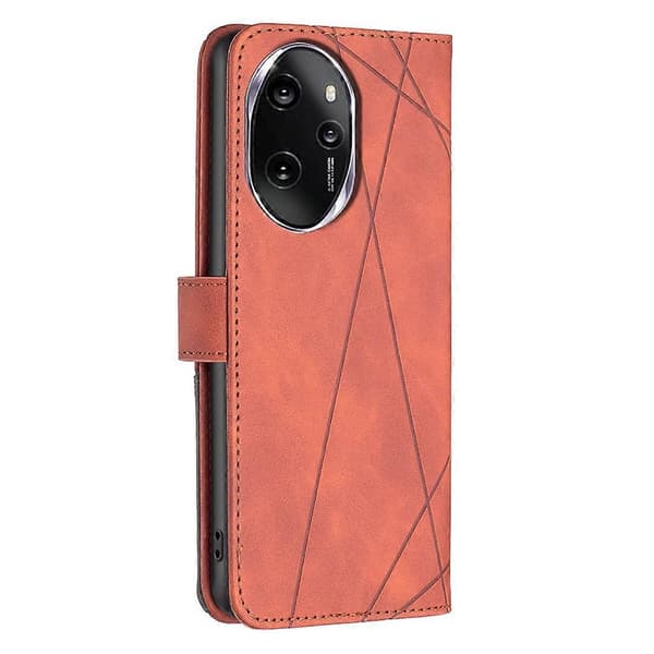 Tryckt Ställ Läder Telefonfodral för Honor 100 Pro, Plånboksdesign