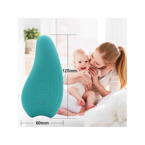 Elektrisk amningsmassageapparat, postpartum amningsmassage för mödrar grön