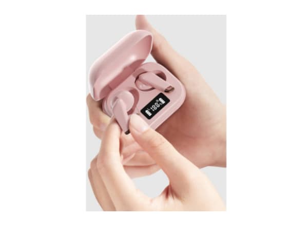 Cool Urban Lcd Bluetooth Rosa Hörlurar