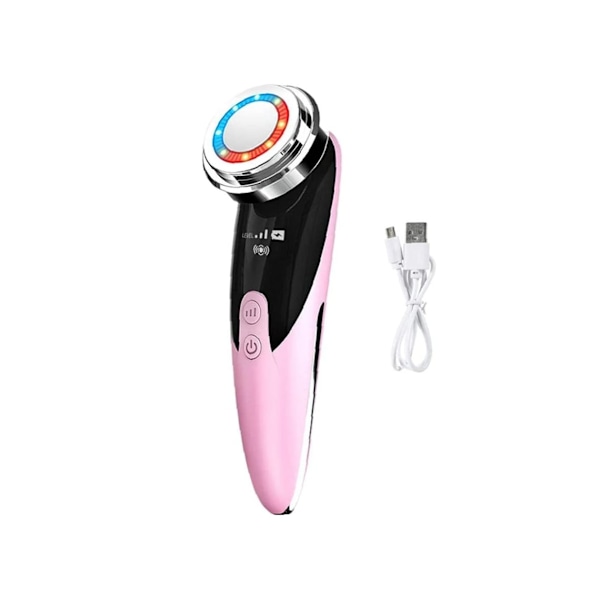Ansiktsbehandling Skönhetsapparat Återfuktande Djuprengöringsmassage Hudlyftsmaskin Instrument för Rosa Anti-rynkor Rosa YEMAESRE