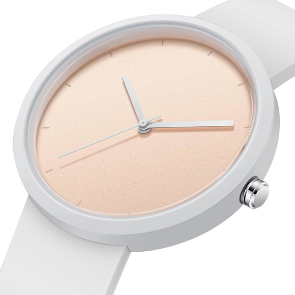Enkel Klocka för Kvinnor Utomhus Sport Quartz Klocka Silikonarmband Casual Damarmbandsur Vattentät Damgåva Analog Display