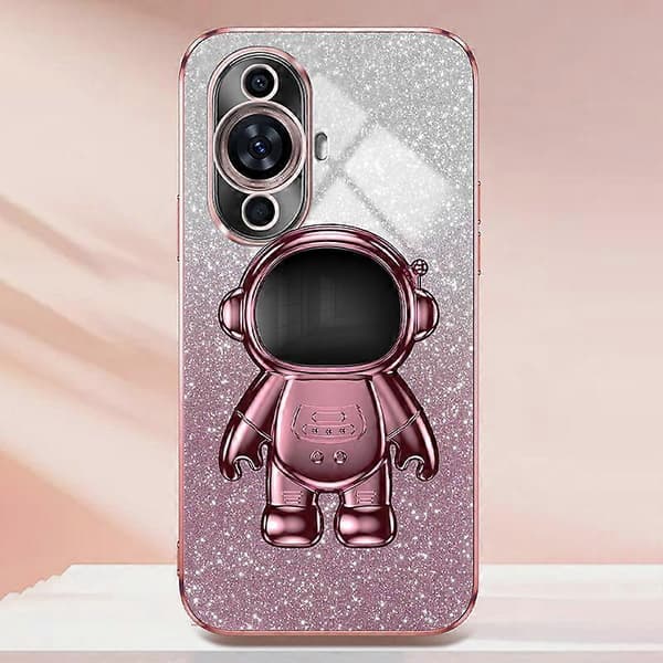 For Huawei nova 11 Deksel Astronaut Stativ Elektroplettering PC+TPU Deksel