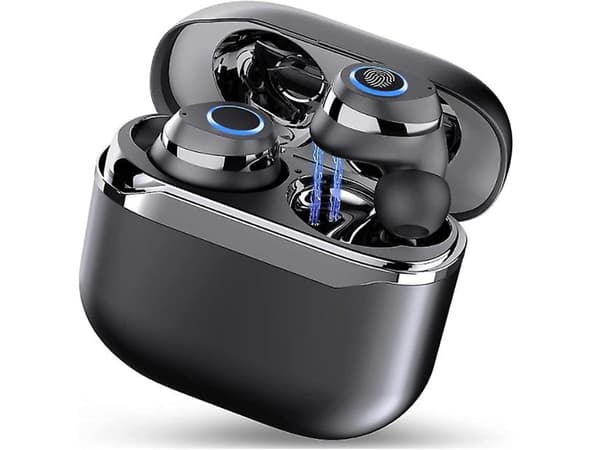 In-Ear Hörlurar Utan Laddning USB-C Bluetooth Svart