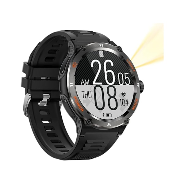 Smartklocka Herr Fitness Tracker 1.53\" Touch Screen 3ATM Vattentät Puls Blodtryck Art
