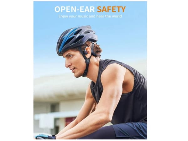 Bluetooth Öppna Örat Hörlurar Svart
