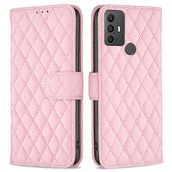 Stöttåligt Flip PU Läder Telefonfodral för TCL 305/306/30 SE/30E Plånboksdesign