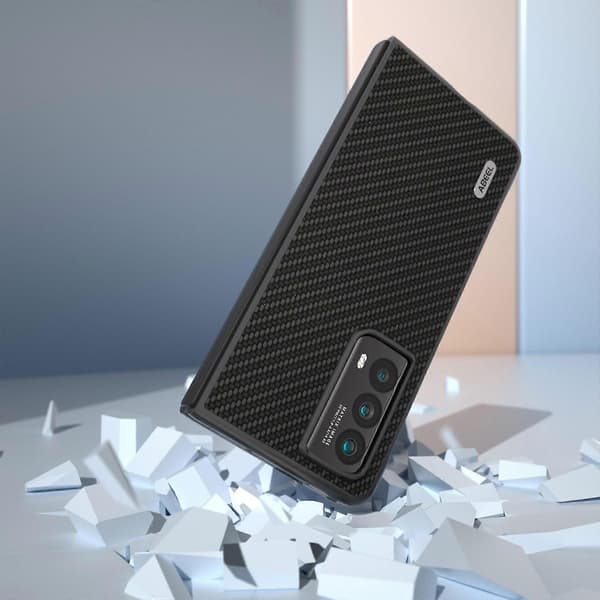 Anti-ripe karbonfibertekstur telefondeksel for Honor Magic Vs2 5G