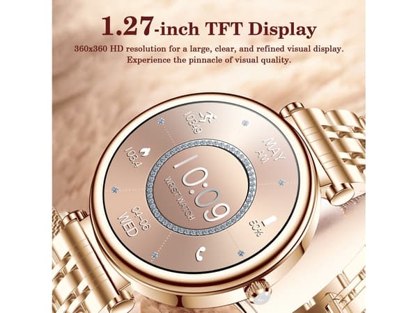 Älykello I109 1,2''Tft Bluetooth-puhelu Kulta
