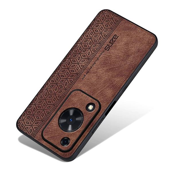 Skal för Huawei Enjoy 70 4G/ nova Y72 4G Tryckt PU-läder + TPU Skyddande Telefonskal