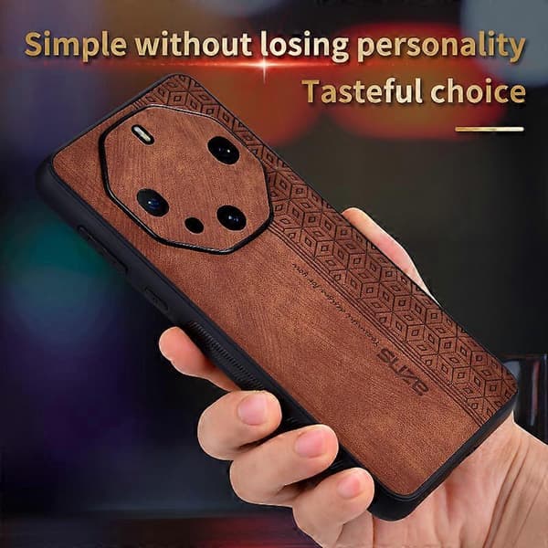 För Huawei Mate 60 RS Ultimate Tryckt Mönster Läder + TPU Mobilskal