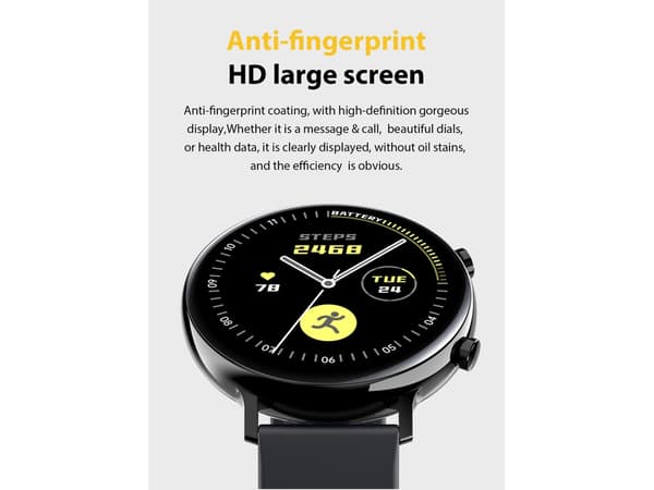 Smartwatches til kvinder, smart opkald, pulsmåling, sundhed for kvinder til Android Ios