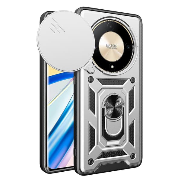 TPU+PC Skjutbart linsskyddsfodral för Honor X9b 5G/Magic6 Lite 5G