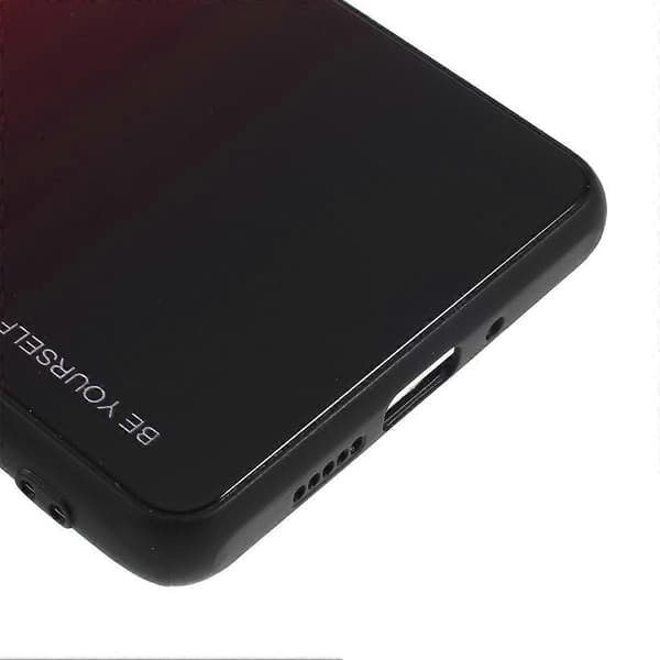 Gradient Glass + PC + TPU Hybriddeksel for Huawei P30 Pro