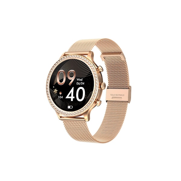 Diamant Smartklocka Dam 1.32 Tum Bluetooth Smartklocka Puls Fitness Tracker