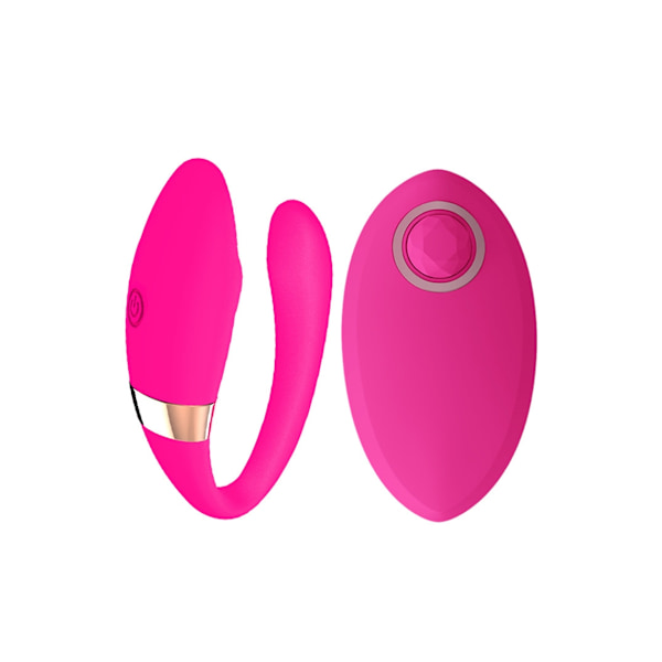 Osynlig Bärbar Trådlös Fjärrkontroll Vibrator för Kvinnor (Röd)
