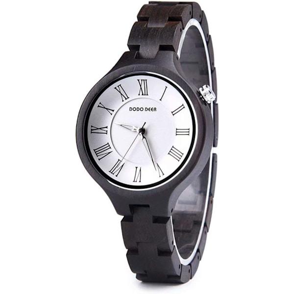 Herr Trä Klocka Quartz Unik Mode Handgjorda Träarmbandsur Perfekta Gåvor iDea