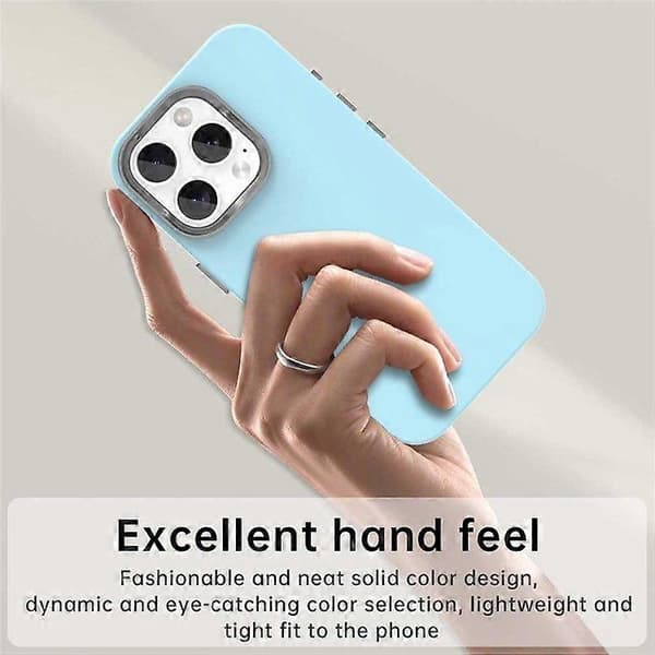 For iPhone 16 Pro Max Deksel TPU+TPE Anti-fall Beskyttelse Telefondeksel